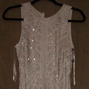 Adrianna Papell heavily beaded women’s gown